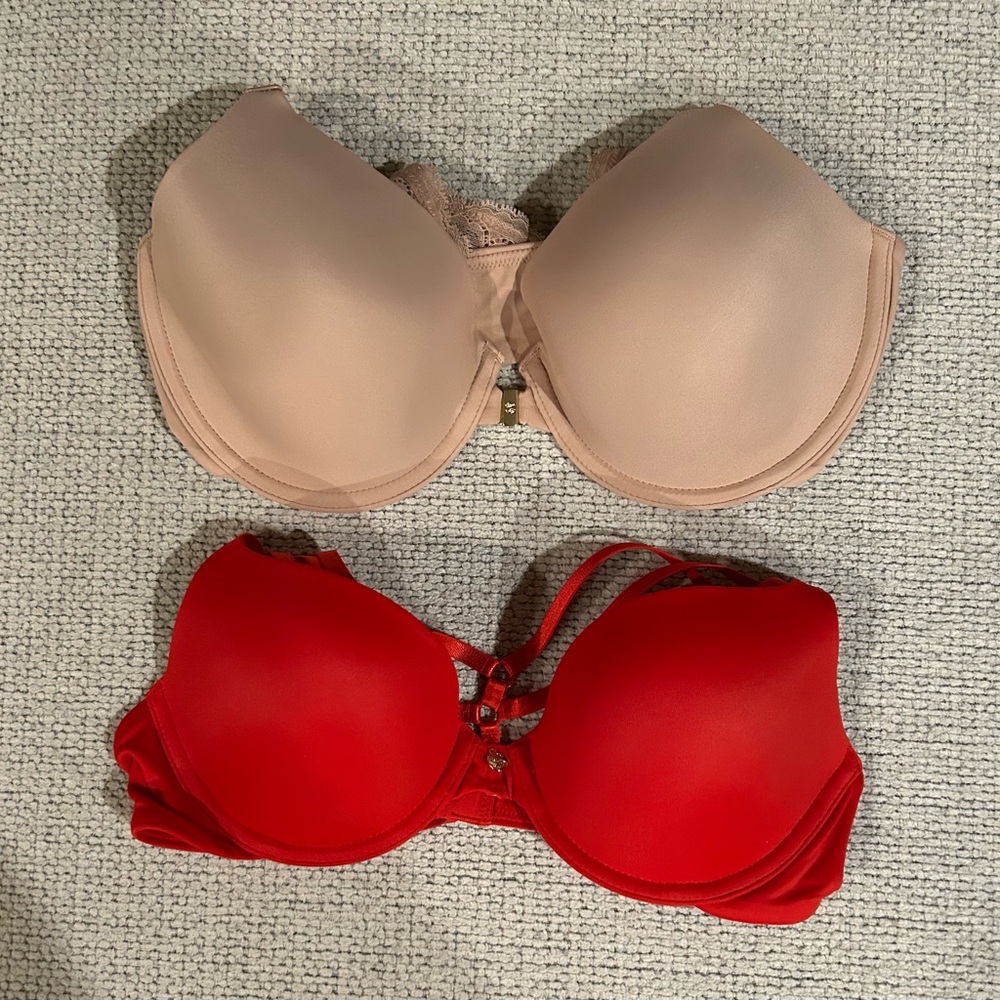 Pearl by Venus Strappy & Front Close Lace Back Bra Set-Size 34B NEW🌹